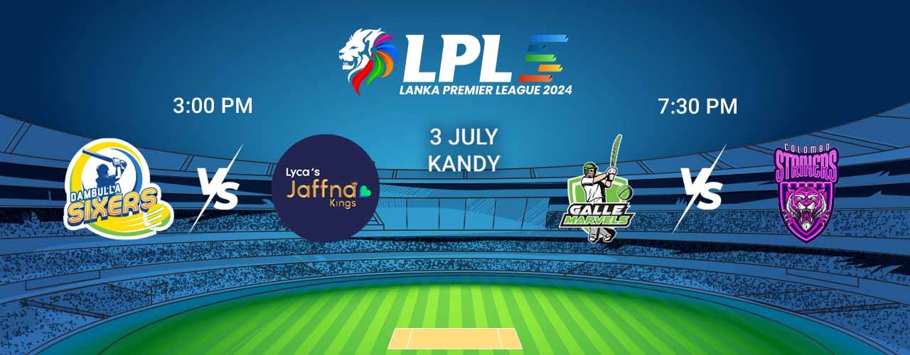 Dambulla vs Jaffna and Galle vs Colombo