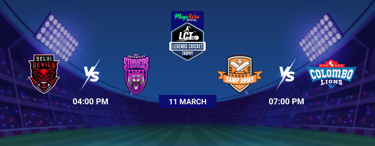 Delhi vs New York, Kandy vs Colombo