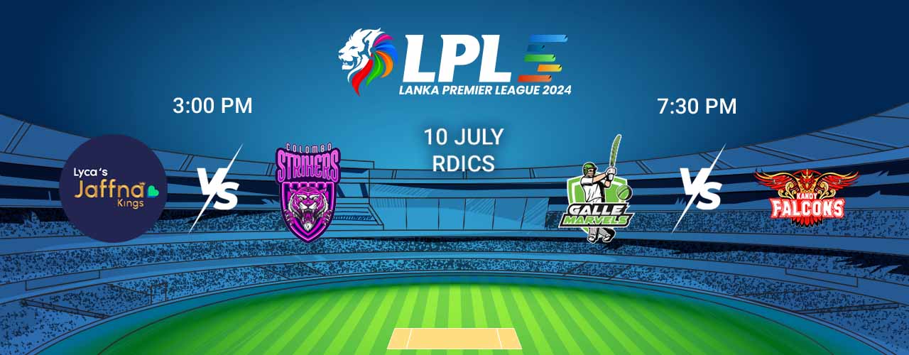 Jaffna vs Colombo and Galle vs Kandy