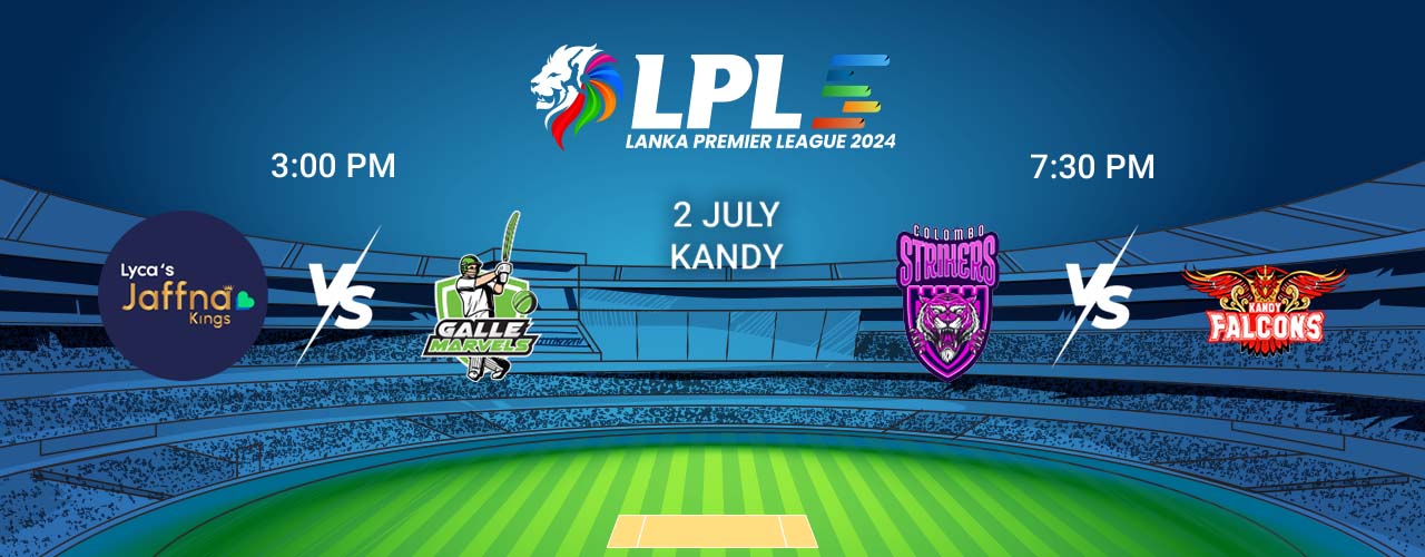Jaffna vs Galle and Colombo vs Kandy