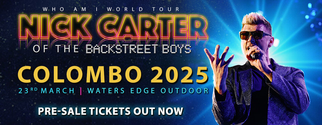 Nick Carter in Colombo 2025